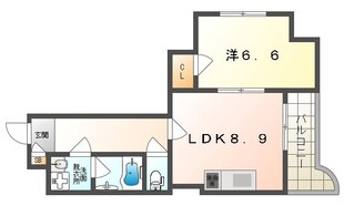 MESSAGE大宮通の物件間取画像